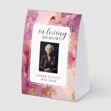 In Loving Memory Schuimplaat met Foto | Persoonlij