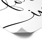 In Loving Memory Script 2 foto begrafenis Poster (Hoek)