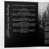 In Loving Memory Script Foto Collage Begrafenis Drieluik Programma (Binnenzijde eerst)