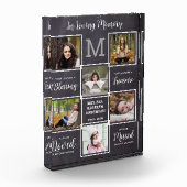 In Loving Memory Uniek Afbeelding Collage Memorial Fotoblokken (Links)