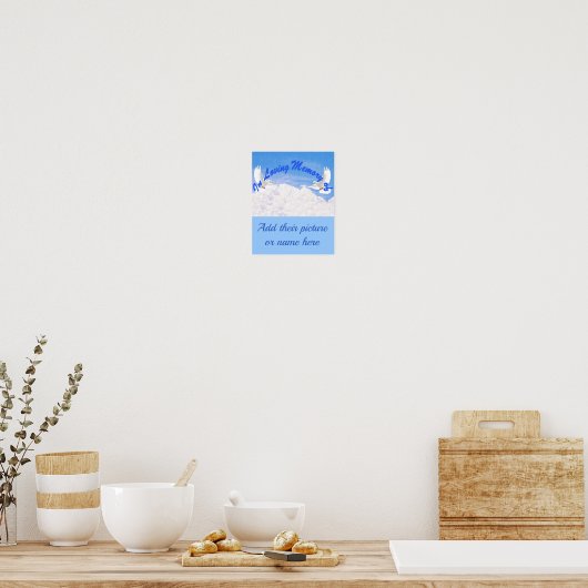 In Loving Memory van.._Button Button Poster (Keuken)