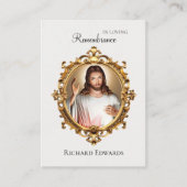 In Loving Remembrance Catholic Funeral Prayer Card Plaatskaartje (Voorkant)