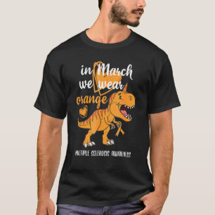 In maart Draag we Oranje multiple sclerose T-shirt