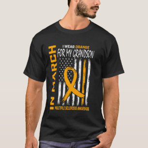 In maart Draag we Sinaasappel voor kleinzoon Multi T-shirt