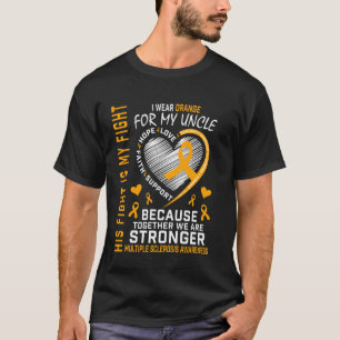 In Maart dragen we Oranje Oom Multiple Sclerose A T-shirt