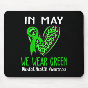 In May We Wear Green Ribbon Mental Health Awarenes Muismat