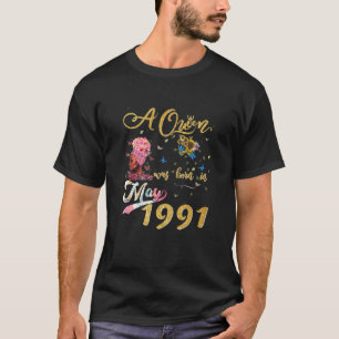 In mei 1991 werd een koningin geboren. t-shirt