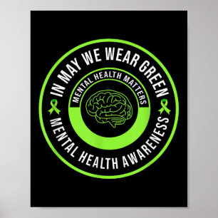 In mei Draag we de Groene Motivatie Wet op de Gees Poster