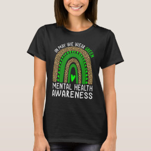 In mei Draag we de maand 'Green Mental Health Awar T-shirt