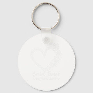 In mei Draag we Grey Brain Tumor Awareness Month P Sleutelhanger