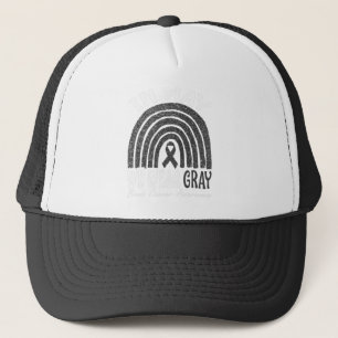 In mei Draag we grijze hersenkanker Trucker Pet