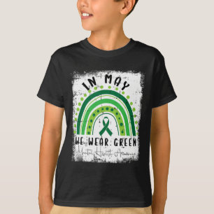In mei Draag we het groene bewustzijn van de geest T-shirt