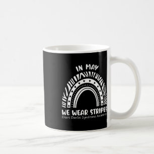 In mei Draag we Stripes Ehlers Danlos Awareness Ed Koffiemok