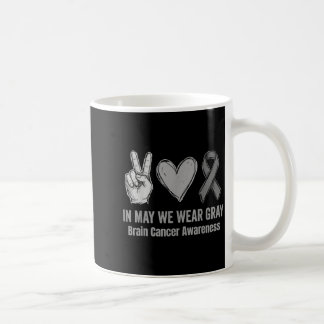 in mei dragen we grijze hersentumor bewustzijn her koffiemok