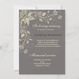 In Memoriam Aankondiging