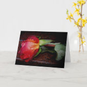 "In Memoriam" Carte Sympathique (Fleur jaune)