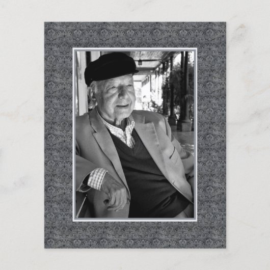 In Memoriam Herdenking Death Notice Foto Flyer (Voorkant)