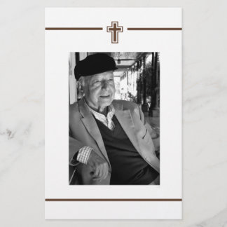 In Memoriam Herdenking Death Notice Foto Flyer