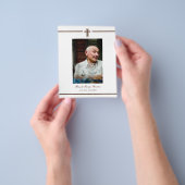 In Memoriam Herdenking Death Notice Foto Flyer (Hand)