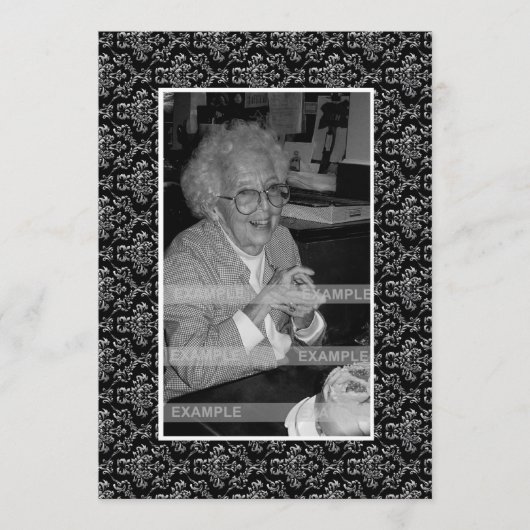 In Memoriam Herdenking Death Notice Foto Programma (Voorkant)