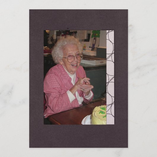 In Memoriam Herdenking Death Notice Foto Programma (Voorkant)