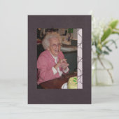 In Memoriam Herdenking Death Notice Foto Programma (Staand voorkant)