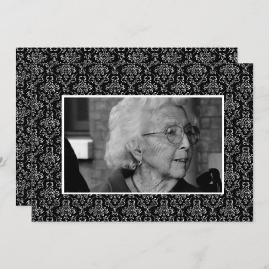 In Memoriam Herdenking Funeral Eulogy Photo Programma (Voorkant / Achterkant)