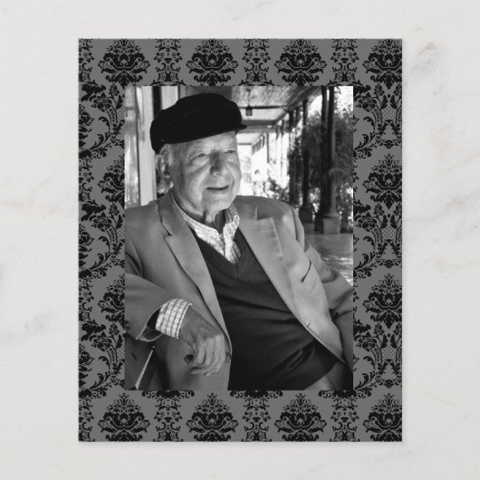 In Memoriam Herdenking Funeral Photo Flyer (Voorkant)