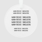 In Memoriam Ornament (achterkant)