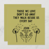 In Memory Begrafenisreceptie (Voorkant / Achterkant)