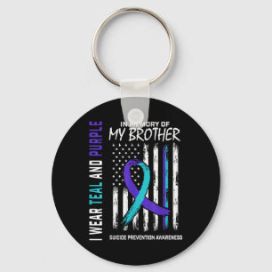In Memory Brother Zelfmoord Bewustzijnspreventie A Sleutelhanger