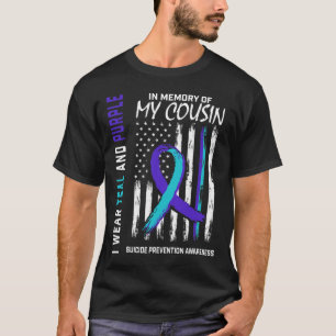 In Memory Cousin Suicide Awareness Prevention Amer T-shirt