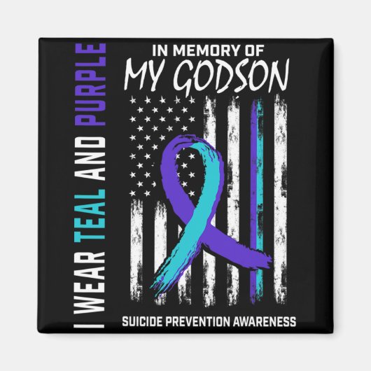 In Memory Godson Suicide Awareness Prevention Amer Magneet (Voorkant)