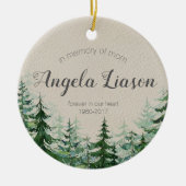 In Memory of Mam Kerstversiering Keramisch Ornament (Voorkant)