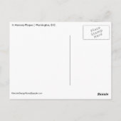 In Memory Plaque | Vietnam Veterans Memorial Briefkaart (Achterkant)