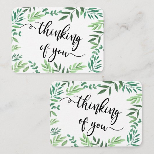 In Memory Sympathy Memorial Angel keepomwille gift Visitekaartje (Voorkant / Achterkant)