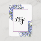 In Memory Sympathy Memorial Angel keepomwille gift Visitekaartje (Achterkant)