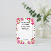 In Memory Sympathy Memorial Angel keepomwille gift Visitekaartje (Staand voorkant)