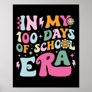 In mijn 100 dagen schooltijd 100ste dag leraar Kin Poster