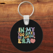 In mijn 100 dagen schooltijd 100ste dag van school sleutelhanger (Voorkant)