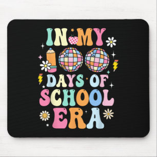In mijn 100 dagen schooltijd retro disco 100ste da muismat