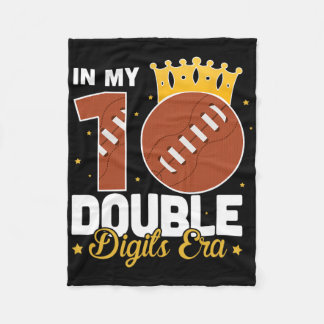 In mijn 10 dubbele cijfers tijdperk voetbal 10e ve fleece deken