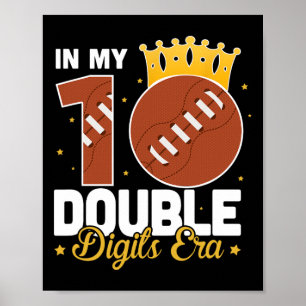 In Mijn 10 Dubbele Cijfers Tijdperk Voetbal 10e Ve Poster