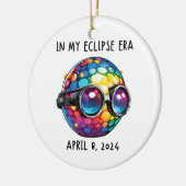 In mijn 2024 Solar Eclipse tijdperk Keramisch Ornament (Links)