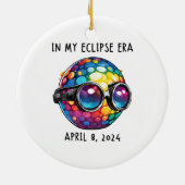 In mijn 2024 Solar Eclipse tijdperk Keramisch Ornament (Achterkant)