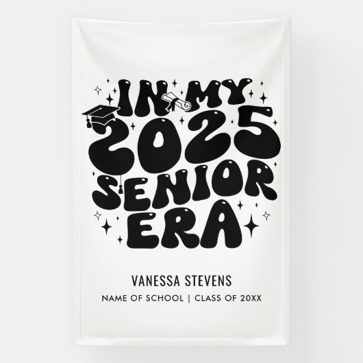 In mijn 2025 Senior Era Spandoek (Verticaal)