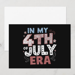 In mijn 4th of July tijdperk USA American Patrioti Kaart