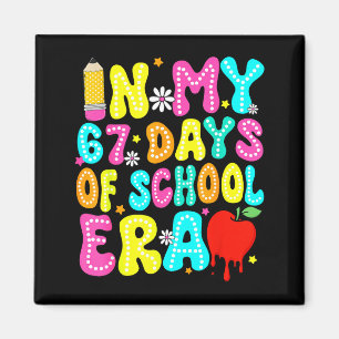 In mijn 67e schooldag Era Kids Zes Zeven Meme 6 7 Magneet