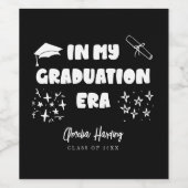 In mijn Afstuderen tijdperk Funky Wijn Etiket (Enkel label)