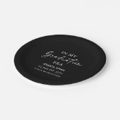 In mijn afstuderen tijdperk grappig Afstuderen Papieren Bordje (Gekanteld)